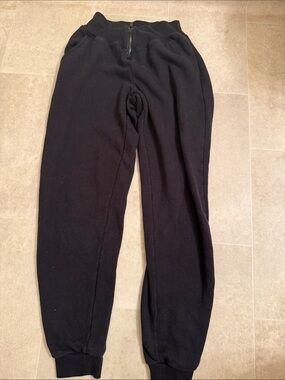 Alo Black Fleece Jogger Pants